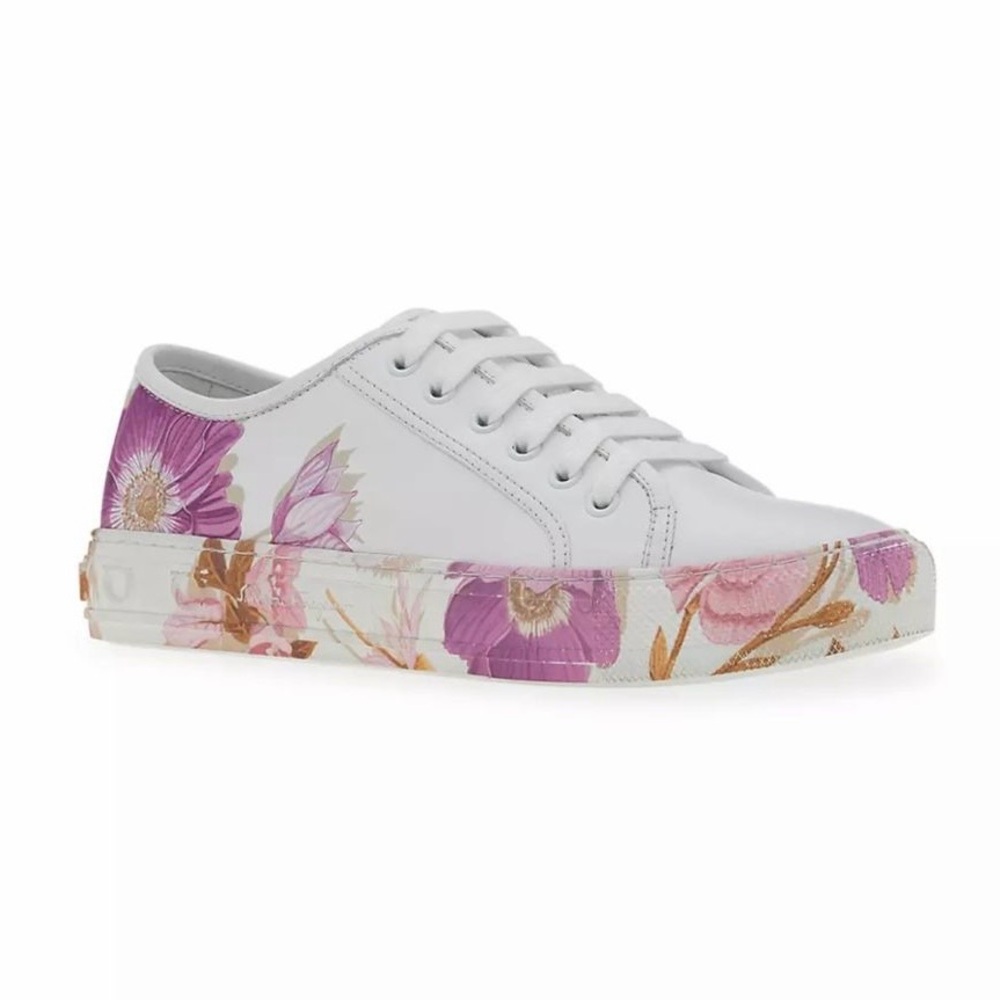 Floral White Women's Sneakers